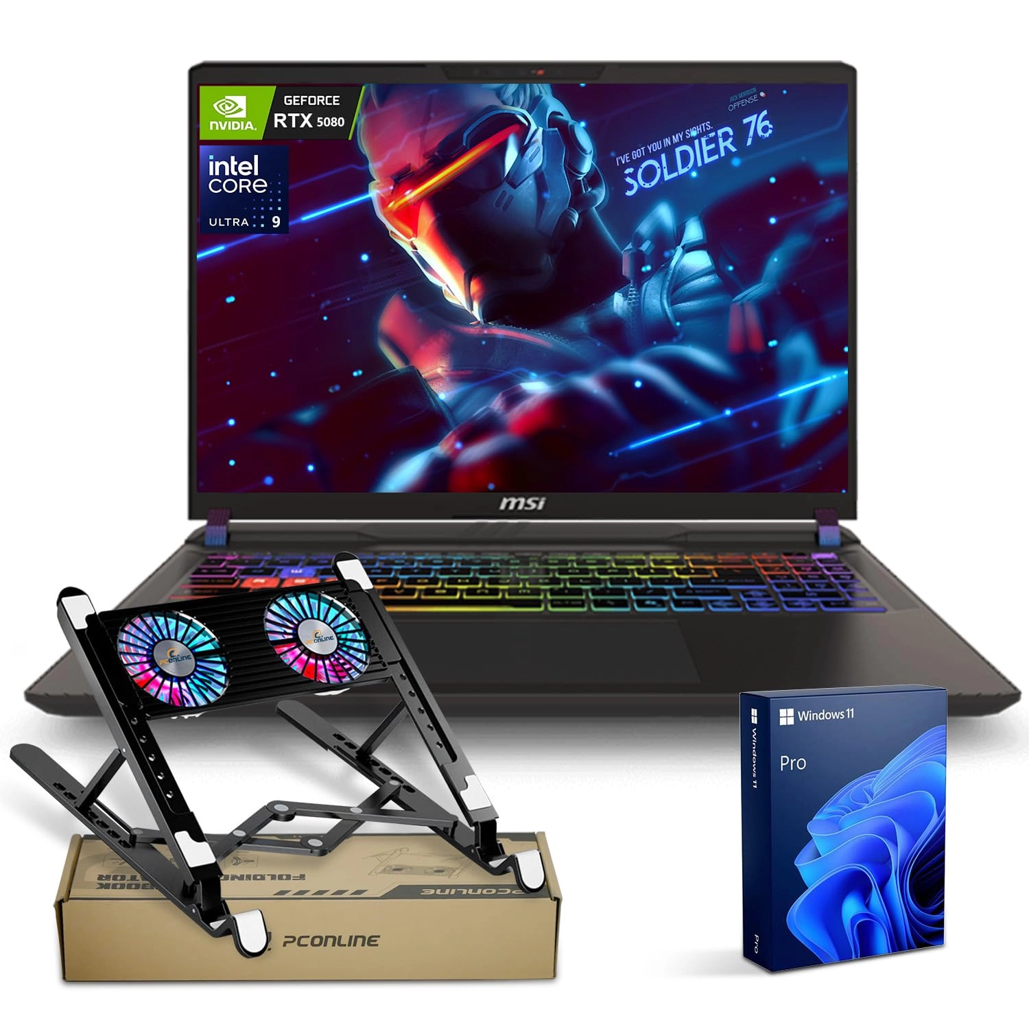 Micro-Star INT'L CO., LTD. Vector 16 HX 050US - 16'' Core Ultra 9 275HX 64GB DDR5 1TB SSD + PCO Notebook Fold Radiator