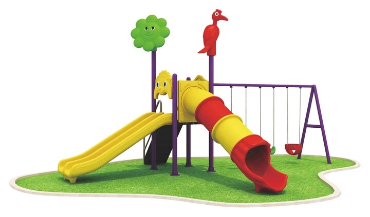 Multi Purpose Kids Outdoor Playing Equipments - 770x320x280cm 2+ Years