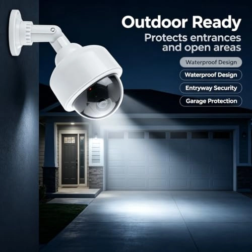 Dummy Security Camera - Indoor, Outdoor