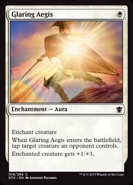 Wizards of the Coast Glaring Aegis - 018/264 Dragons of Tarkir