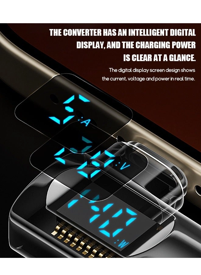 USB C Female to Lightning Male Adapter 35W USB-C to Lightning