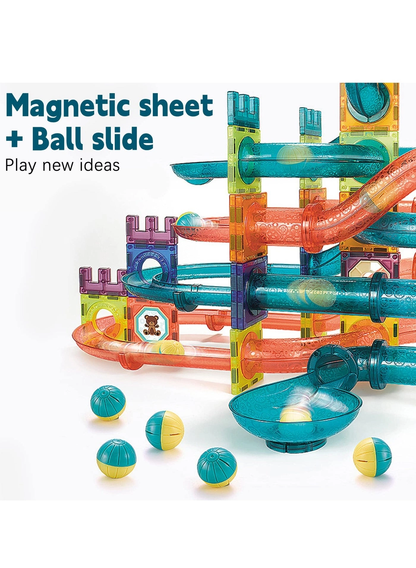 Magnetic Tiles - 166 pcs