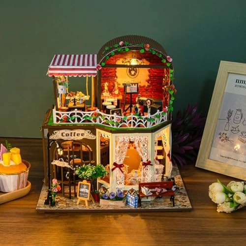 Miniature Wooden Dollhouse Furniture Kit - Creative Room 1:24