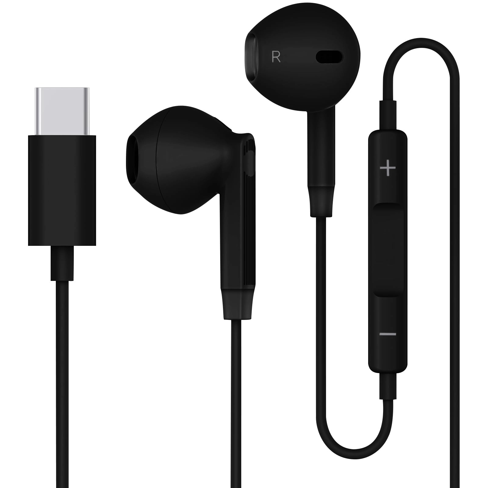 Jemey Headphones for USB C Wired Earbud