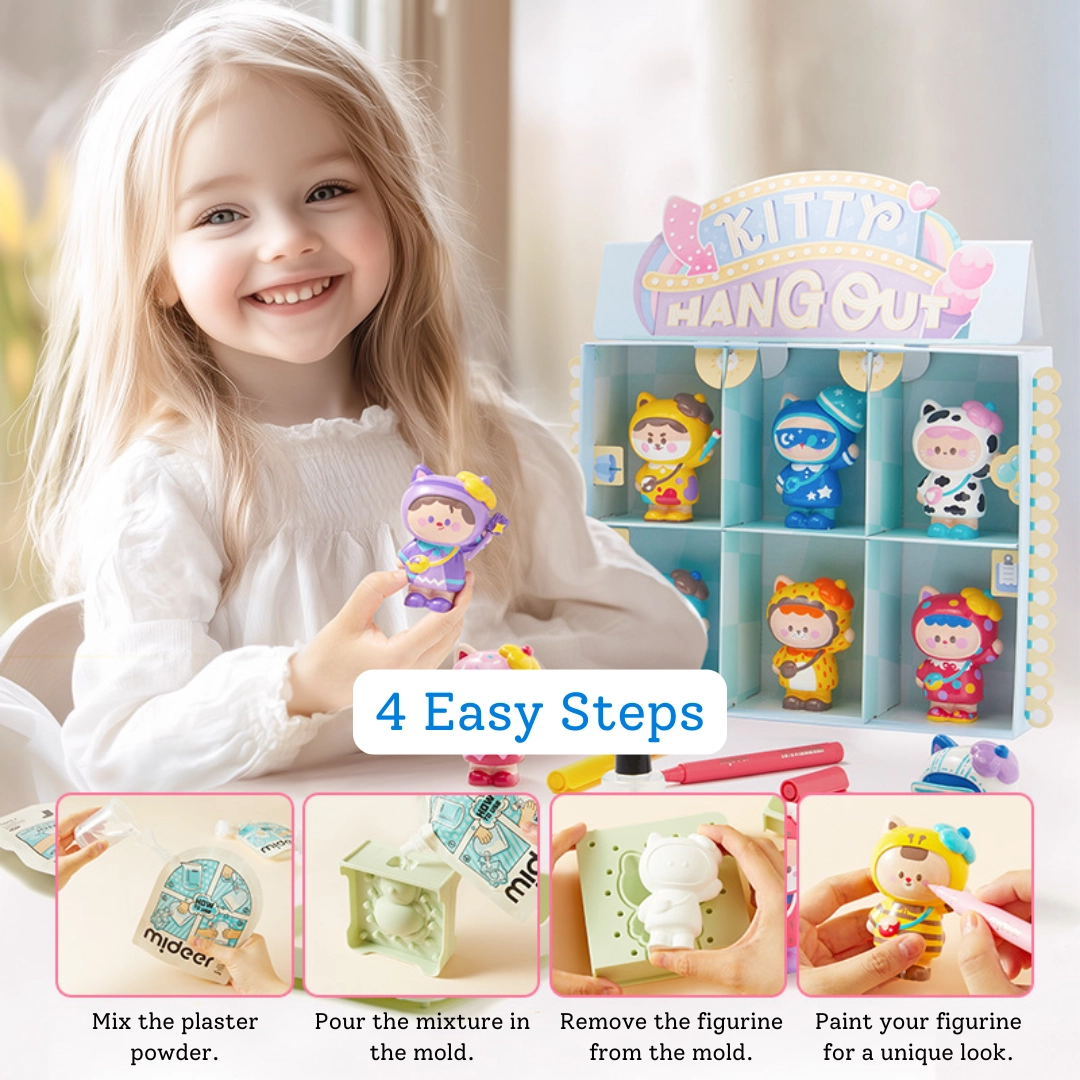 Plaster Artisan DIY Art Kit - 28 Pcs