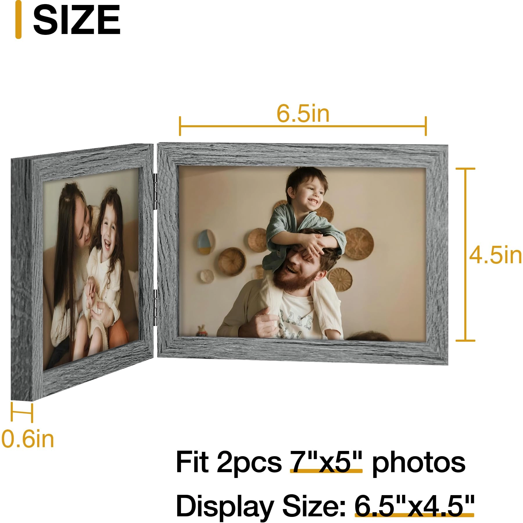 Double Picture Frame - 5x7 2