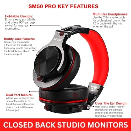 SM50 Pro Wired Headphone