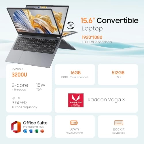 Yoga 3200U - 15.6'' Ryzen 3 3200U 16GB DDR4 512GB SSD