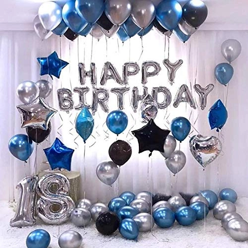 JOLLITY LLC Happy Birthday Balloons Decoration Kit - 43Pcs Birthday
