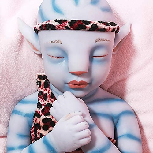 Na'vi Avatar Reborn Baby Doll - 20 Inch Full body Silicone