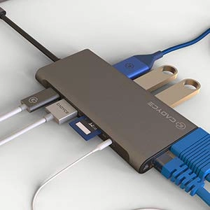 USB-C to USB 3.0 Hub - Gigabit Ethernet HDMI 4k PD Charging 100W