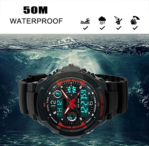 Digital Watch 42mm Plastic