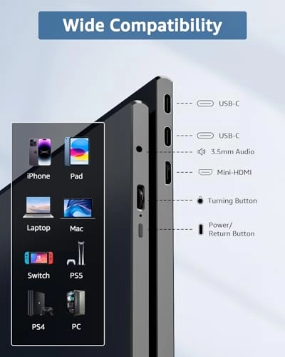 Portable Monitor - B0CJRCB488 15.6" 1920 x 1080