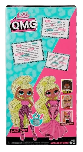 Lady Diva Fashion Doll - 11.5-inch 15 Surprises