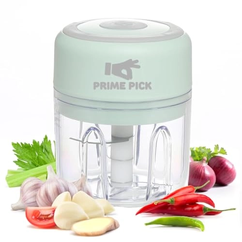 Mini Electric Garlic Chopper - 250ml USB Rechargeable