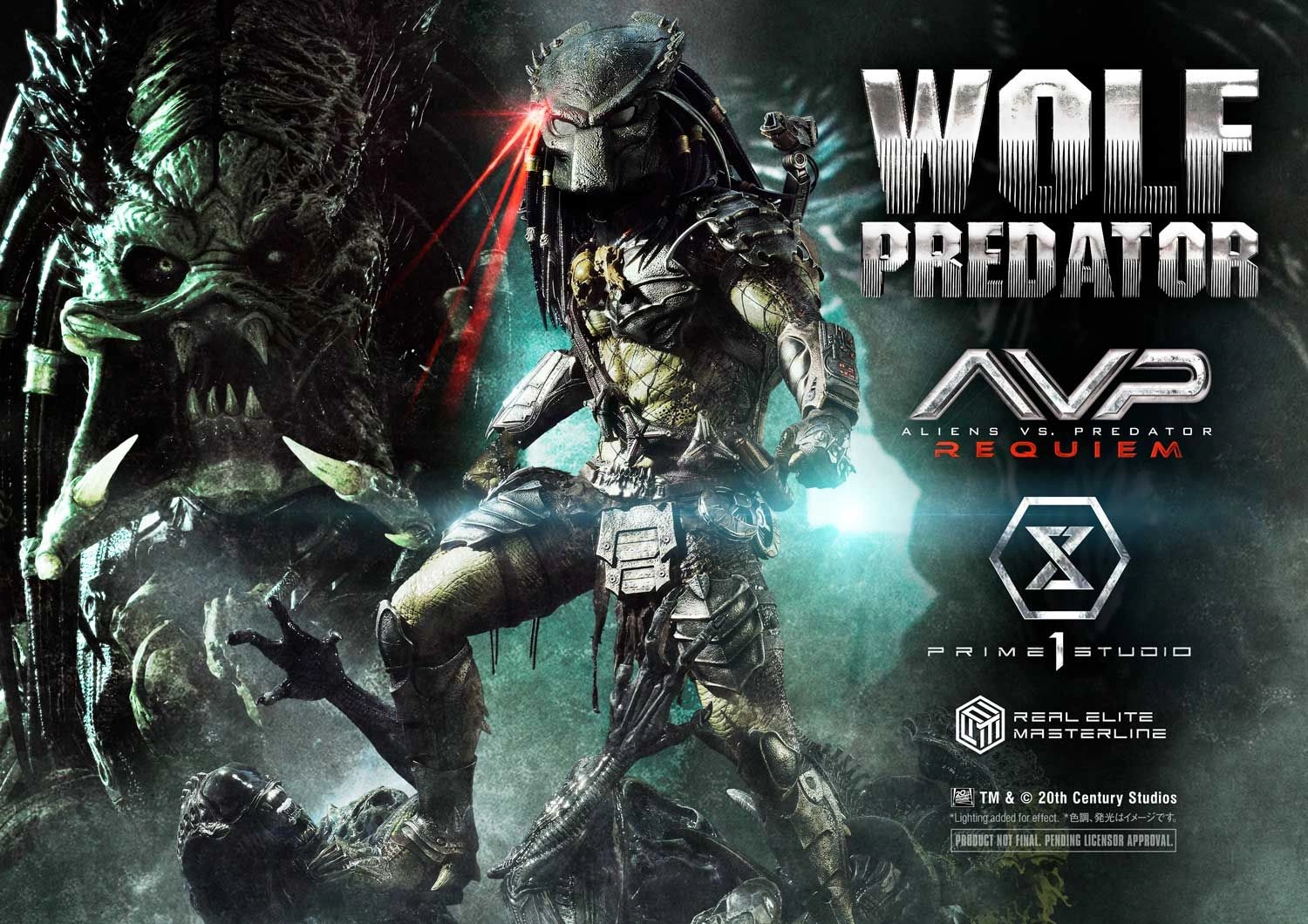 Requiem Wolf Predator - Aliens vs Predator - H:95cm
