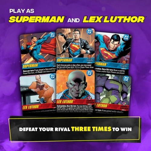 DC Deck-Building Game: Rivals - Superman vs. Lex Luthor - Card Game