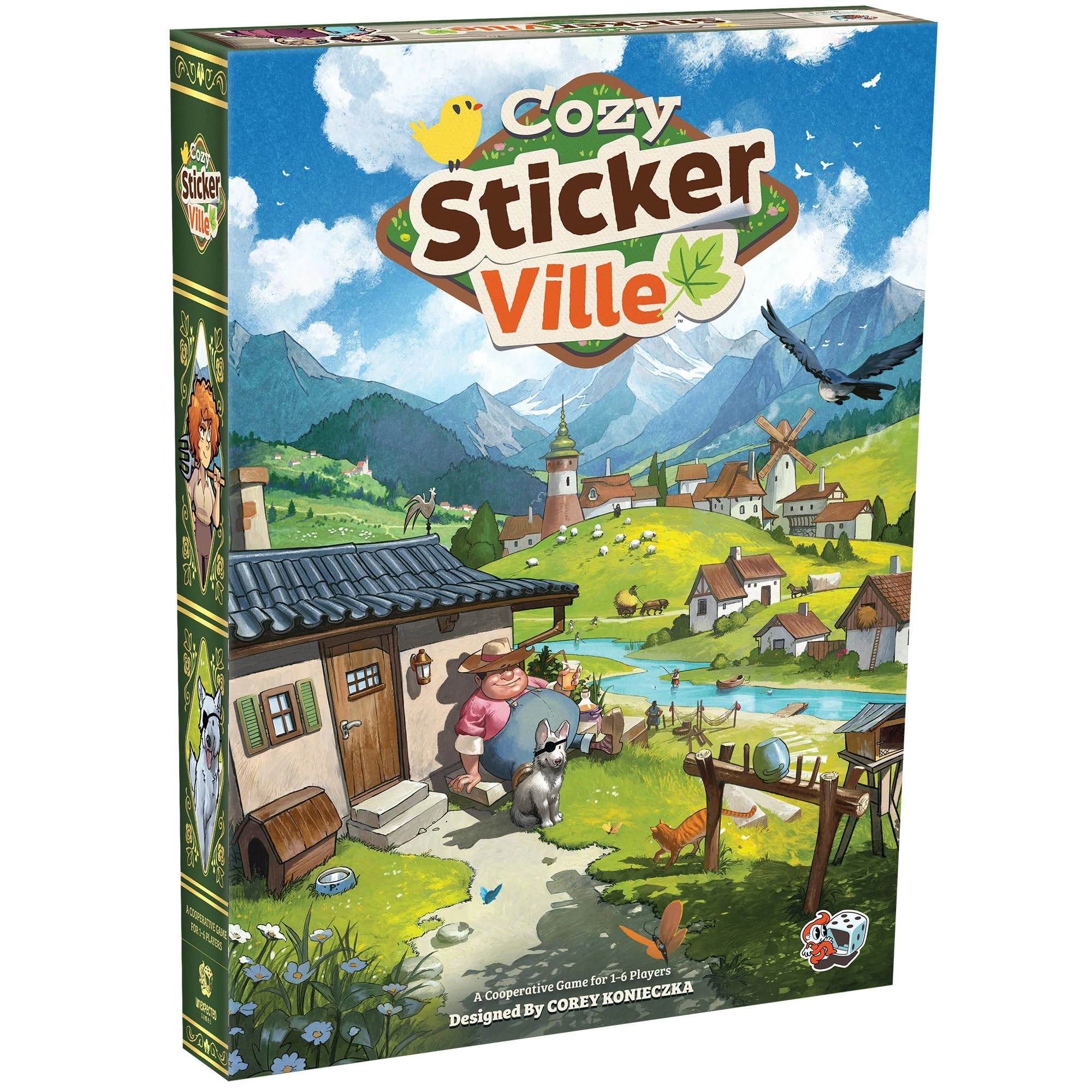 Asmodee Cozy Stickerville - Narrative Strategy Storytelling