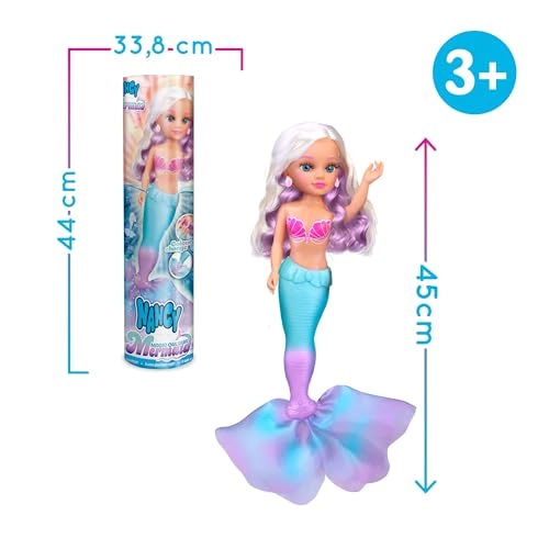Magic Colour Mermaid Doll - Tail and Bikini Change Colour Blonde Mane Ages 3+