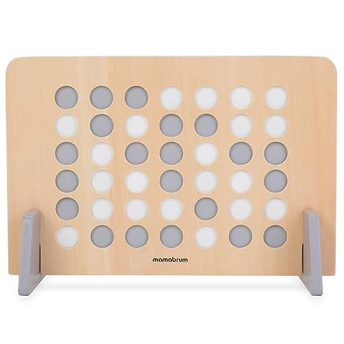 4 IN A ROW - Wooden 42 Discs