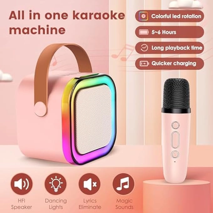 Karaoke Machine Musical Toy - 4 years to 12 years