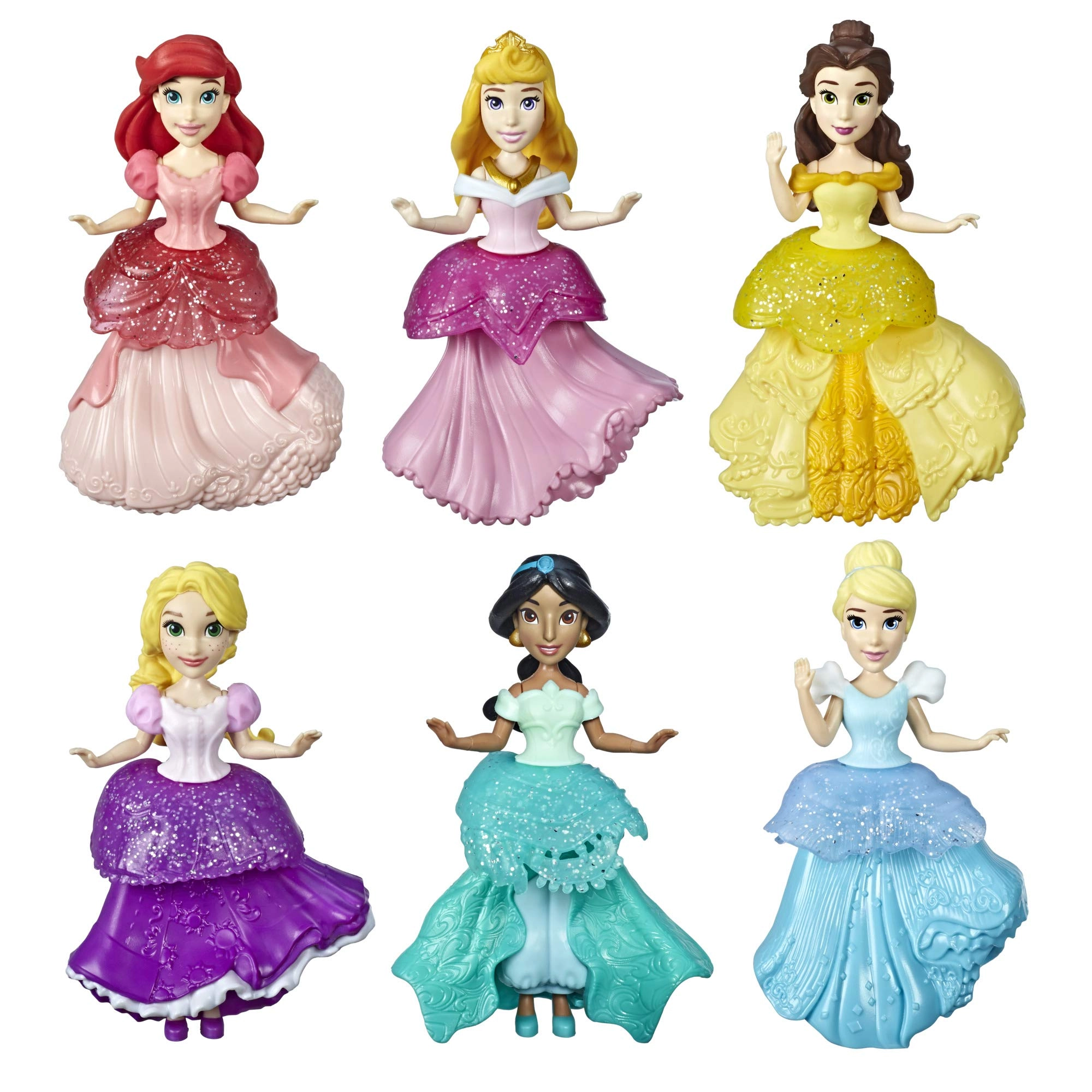 Royal Clips Fashion Dolls - Set of 6 Rainbow Collection Pack Ages 3+