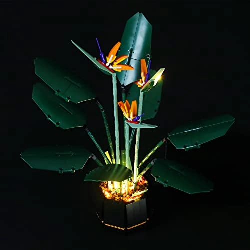 LED Light for Lego Bird of Paradise (10289) - USB lighting kit Green