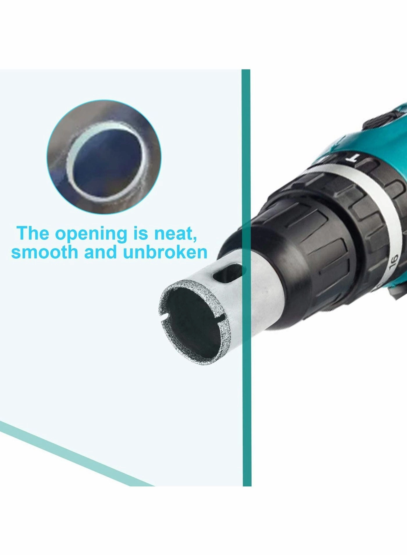 Diamond Drill Bits - 15 Pcs 6mm-50mm Kit