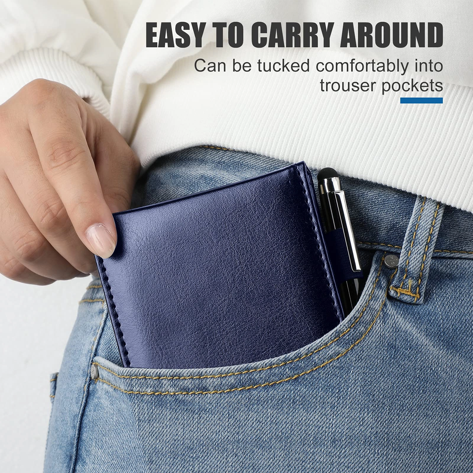 Mini Pocket Notepad Holder - 50 Lined Sheets 10 Pcs