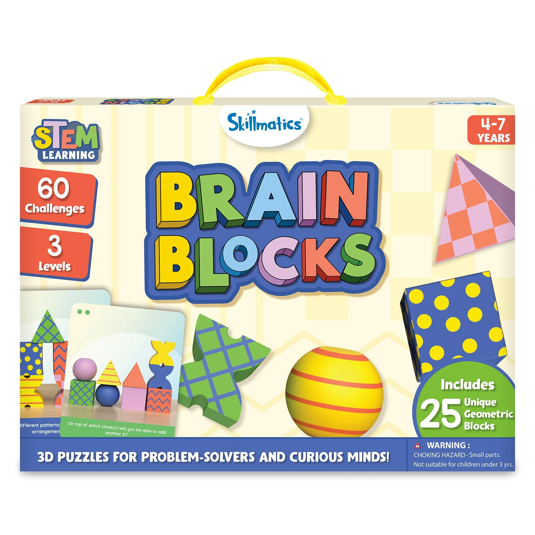 Grasper Global Private Limited Brain Blocks - Ages 4, 5, 6, 7 58 pieces