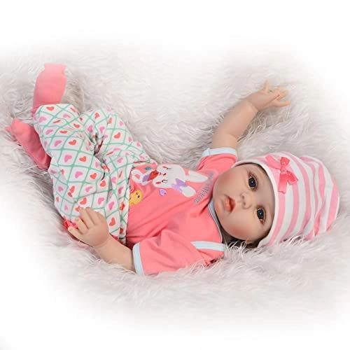 Reborn Baby Doll - 55cm 22" Vinyl Cotton Body