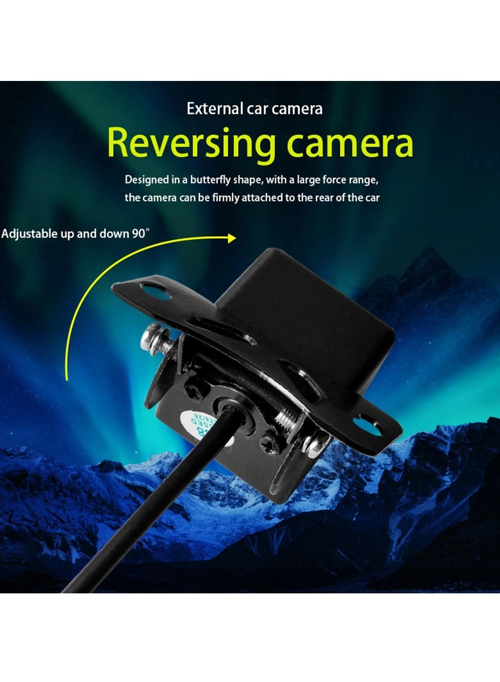 HD reversing camera with light - night vision 720*480 pixels