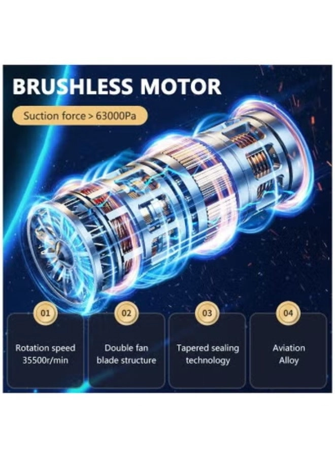 Handheld Vacuum Cleaner - 95,000Pa Cordless Brushless motor