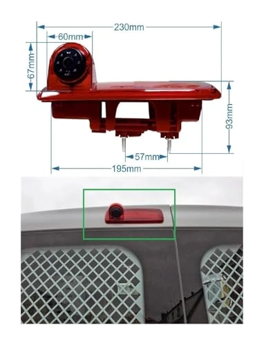 Reverse Camera - Night vision 756(H)*504(V) pixels