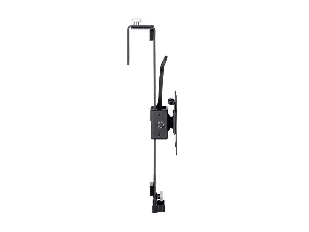 Cubicle Flat Panel Monitor Mount - 10 Easy Height Adjustments Up to 17.6lbs Black