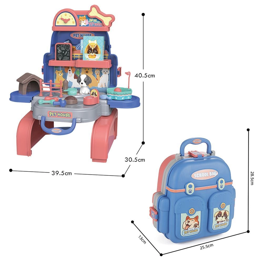 Pet House School Bag - 26pcs (SAM-LS_RPSB_PCBU)