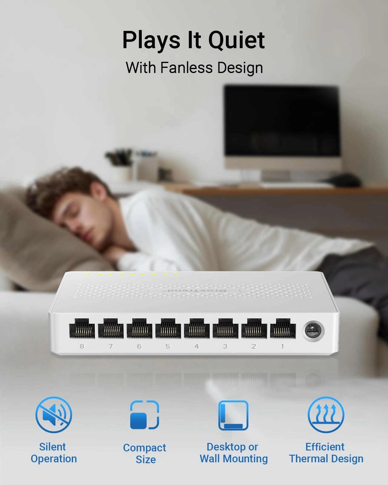 Ethernet Switch 8-ports