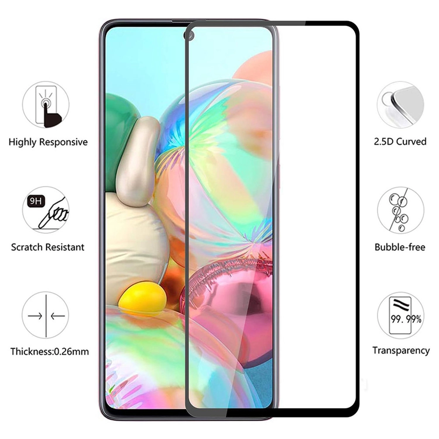 Case with Screen Protector for Samsung Galaxy A35