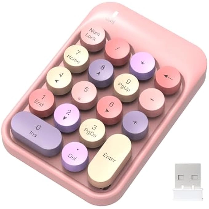 NUMERIC KEYPAD - 22 KEYS 2.4G WIRELESS USB RECEIVER