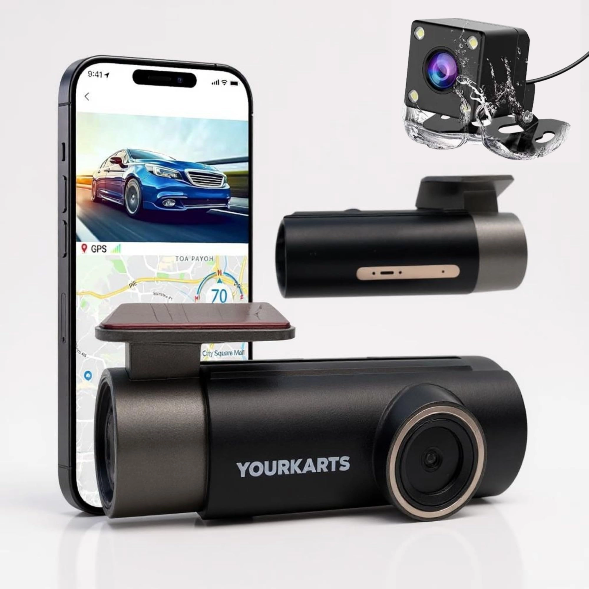 YOURKARTS.COM L33 - 1080P (Front) 1080P (Rear)