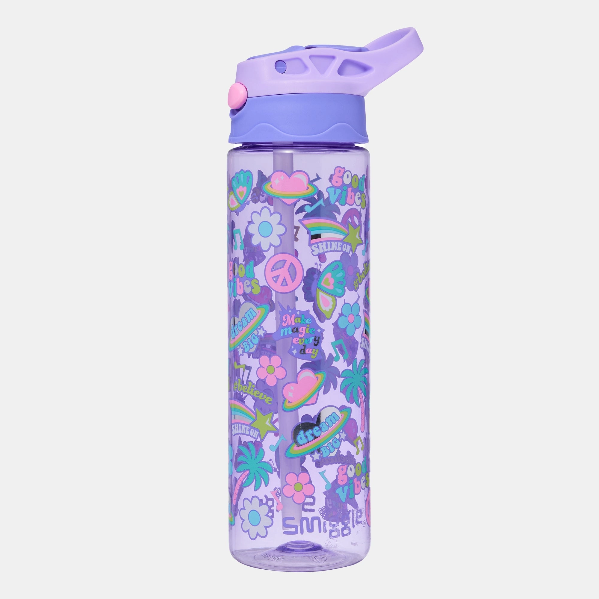 Smiggle All Stars Water Bottle Flip Spout 650 ml