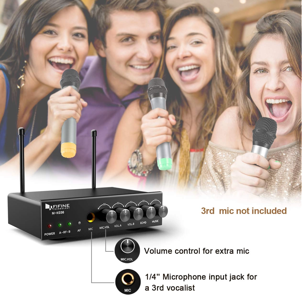 K036 - 2 microphones UHF