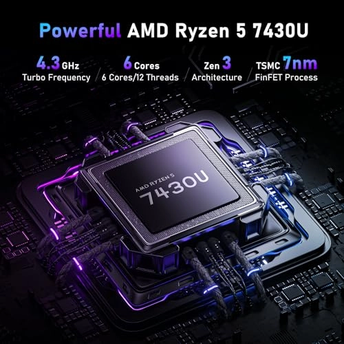 AM01 - 15.6'' Ryzen 5 7430U 16GB DDR4 1TB SSD