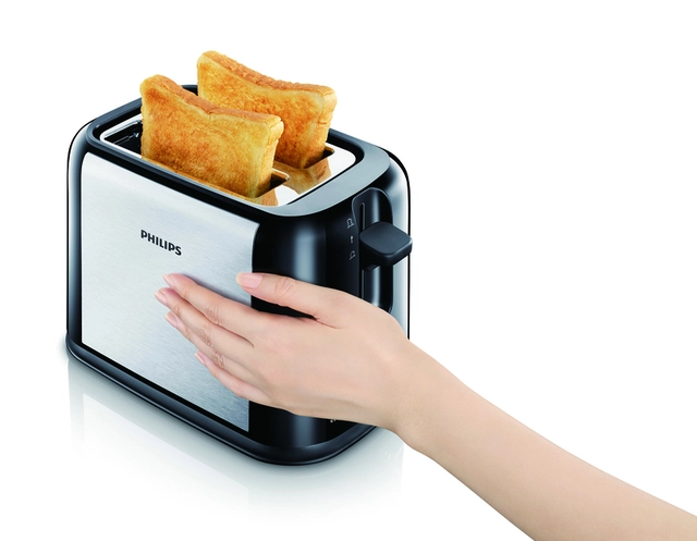 The outside of the toaster stays cool and safe to touch