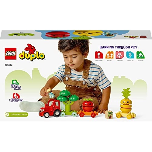 DUPLO My First Fruit and Vegetable Tractor (10982) - Multicolor 18 months and up