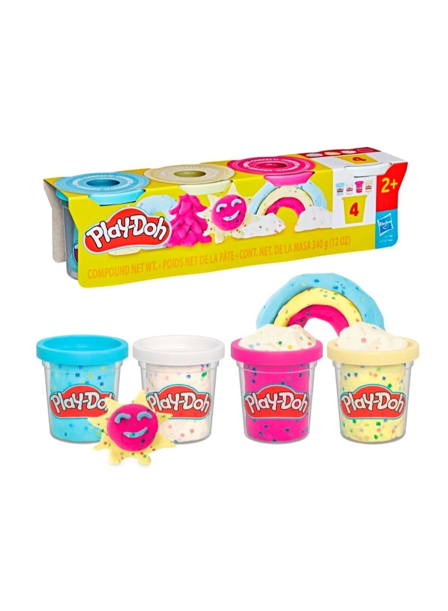 Play-Doh Confetti Modeling Compound - water, salt and flour 85g 4 pcs.