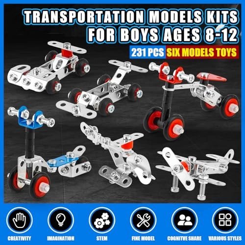 Erector Set Metal Transportation Toys - 6 231 pcs