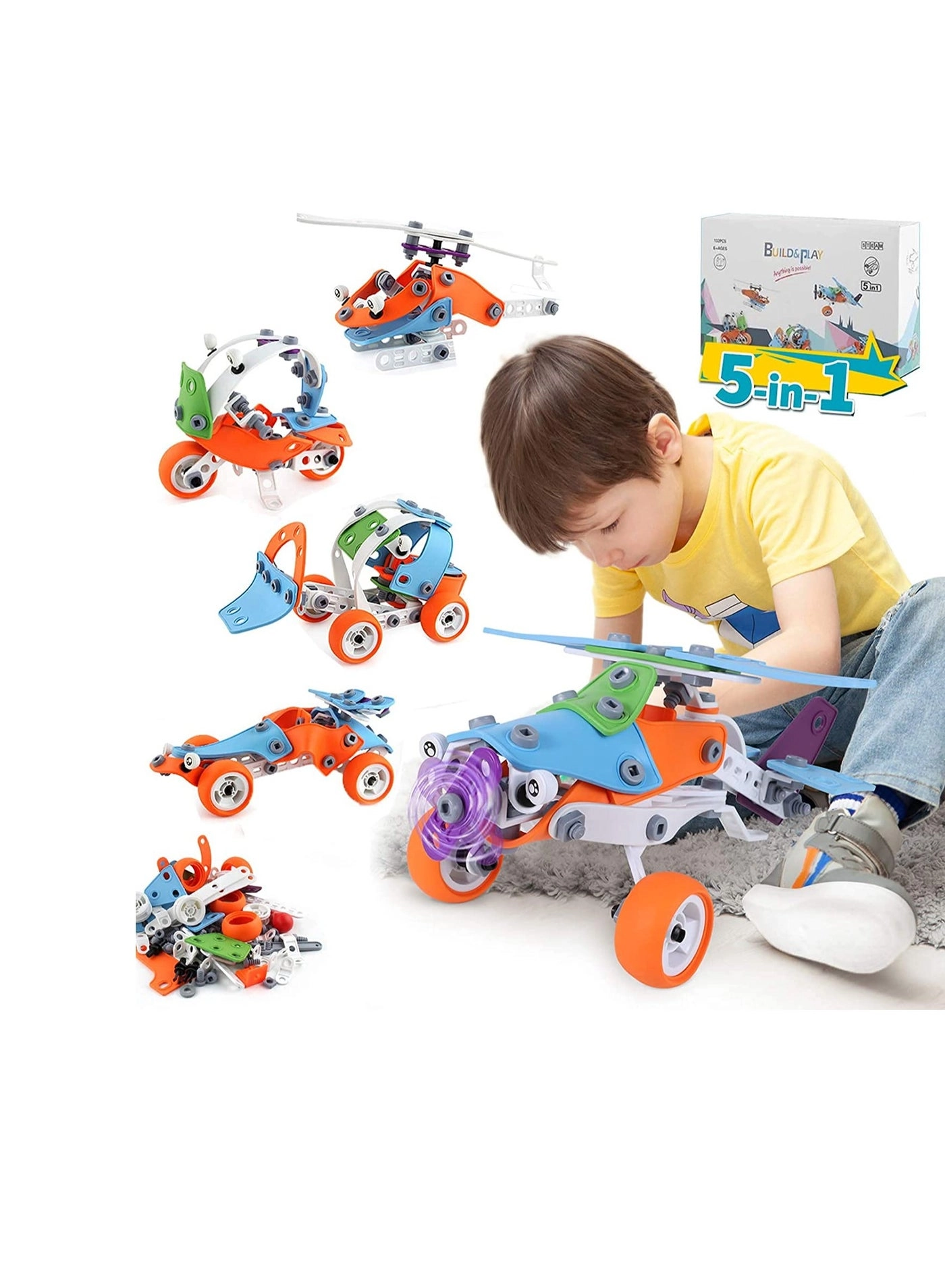 Erector Set - 5-in-1 for ages 6+