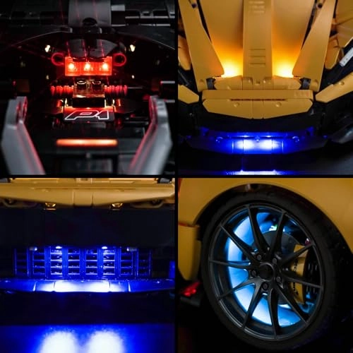 LED Light Set Compatible with 42172 McLaren P1 - 73 light sources USB powered