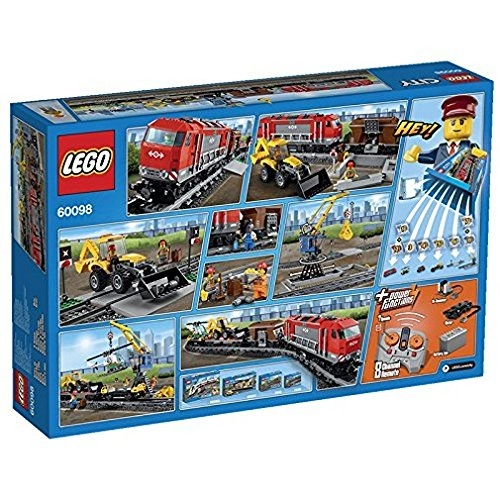 LEGO City Heavy-haul Train - Motorized 7-speed IR Remote Control 5 Minifigures